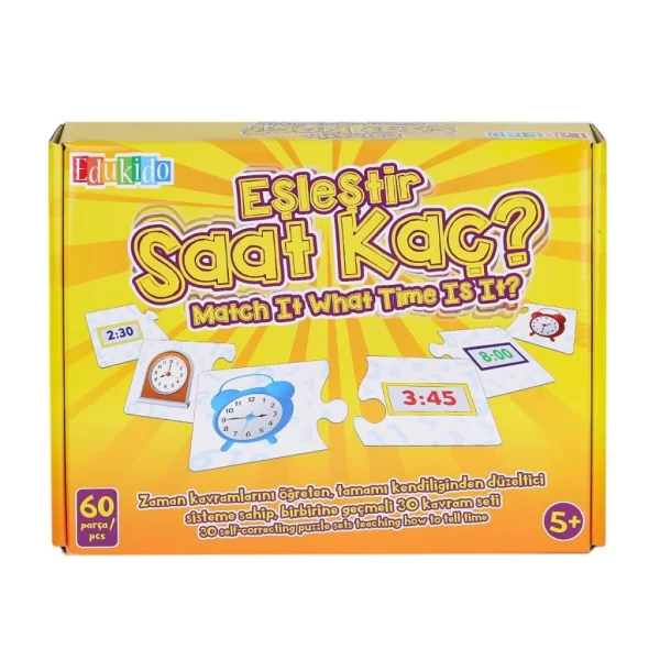 Nessiworld EDU-1016 Eşleştir Saat Kaç -Chiva