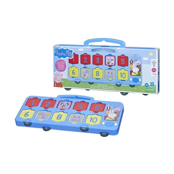 Nessiworld F6411 Peppa Pig ile Öğreniyorum - Okul Otobüsü +3 yaş