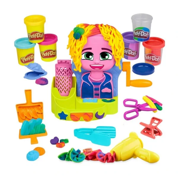 NessiWorld F8807 Play-Doh Renkli Kuaför Salonu+3 yaş