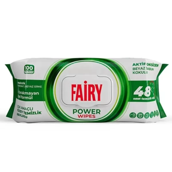 Nessiworld Fairy Power Yüzey Temizlik Havlusu 100Lü Beyaz Sabun