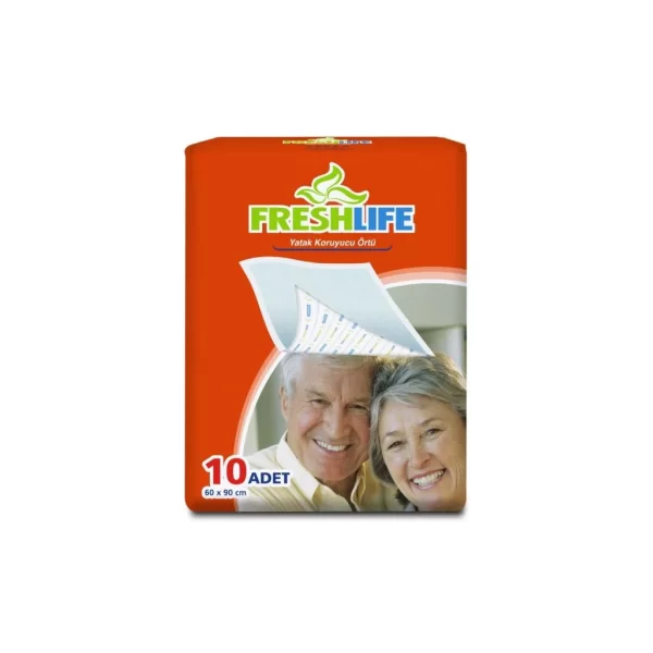 Nessiworld Freshlife Yatak Koruyucu Örtü 60x90 10 Adet