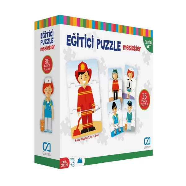 Nessiworld  Games Eğitici Puzzle Meslekler 36 Parça 5030