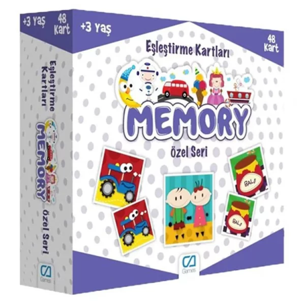 Nessiworld  Games Memory Eşleştirme Kartları Özel Seri 48 Kart 5039