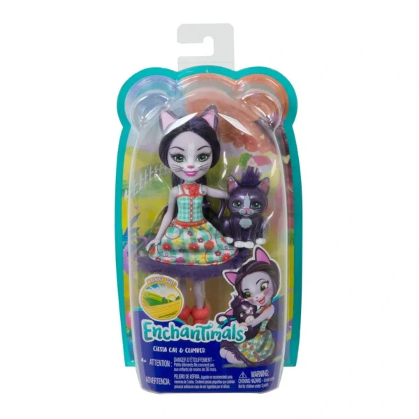 Nessiworld GJX40 Enchantimals Ciesta Cat ve Climber