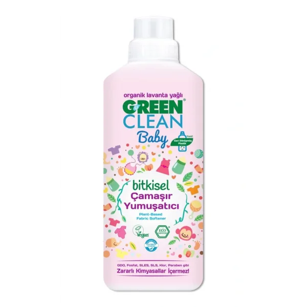Nessiworld Green Clean Baby Bitkisel Çamaşır Yumuşatıcı 1000 ml