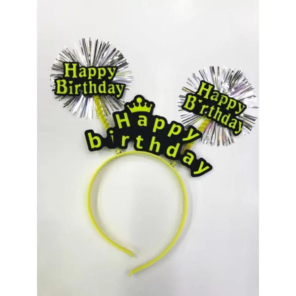 Nessiworld Happy Birthday Neon Renk Doğum Günü Tacı 12 Adet