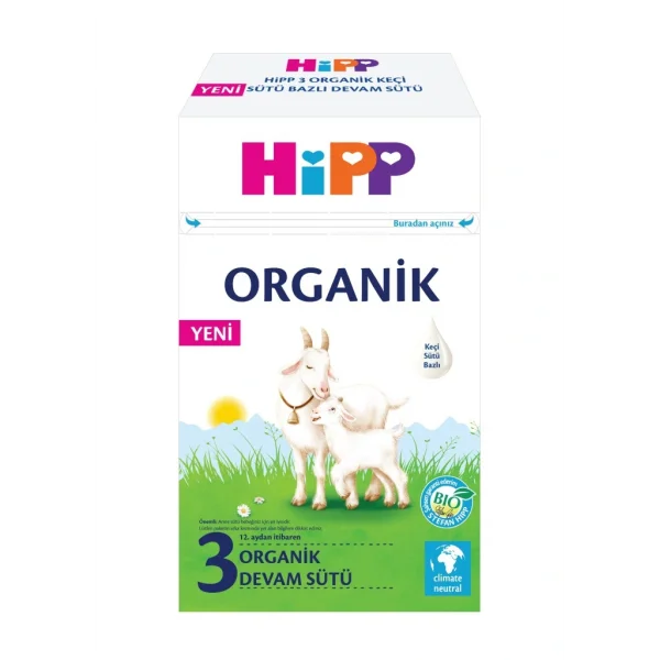 Nessiworld Hipp 3 Organik Keçisütü Bazlı Bebek Devam Sütü 400 Gr