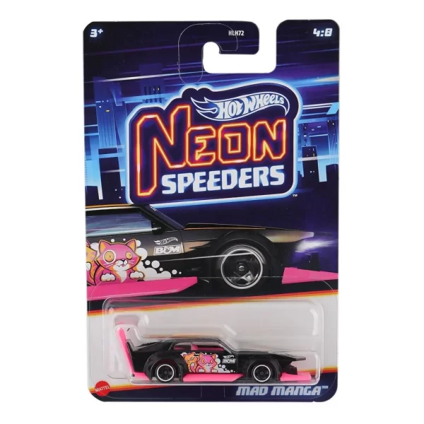 Nessiworld HLH72 Hot Wheels Neon Yarışlar Temalı Arabalar