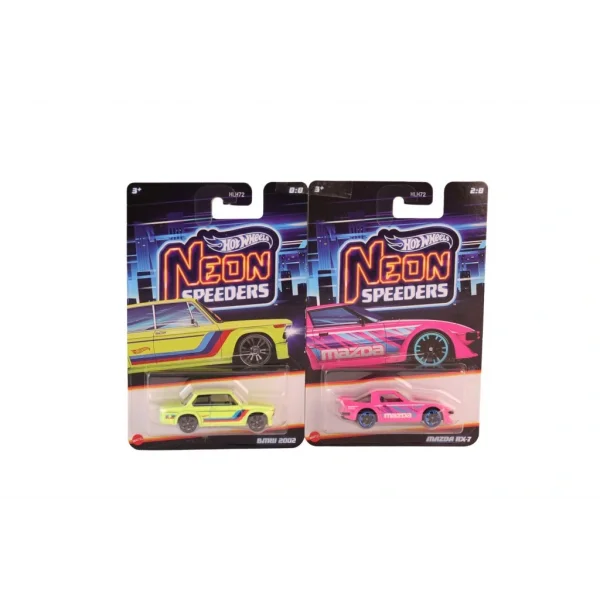 Nessiworld HLH72 Hot Wheels Neon Yarışlar Temalı Arabalar
