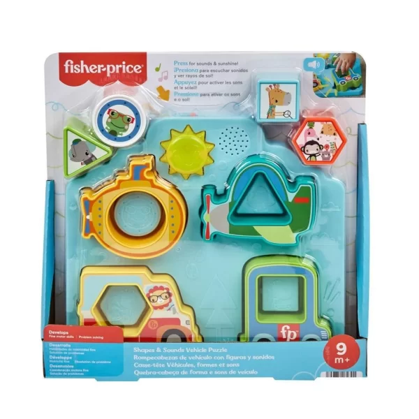 NessiWorld HRP31 Fisher-Price Şekiller ve Sesler Puzzle