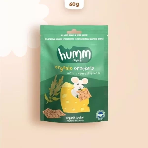 Nessiworld Humm Organik Peynirli Kinoalı Kraker 60 Gr