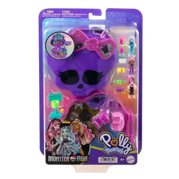 NessiWorld HVV58 Polly Pocket - Monster High Temalı Kompakt Oyun Seti