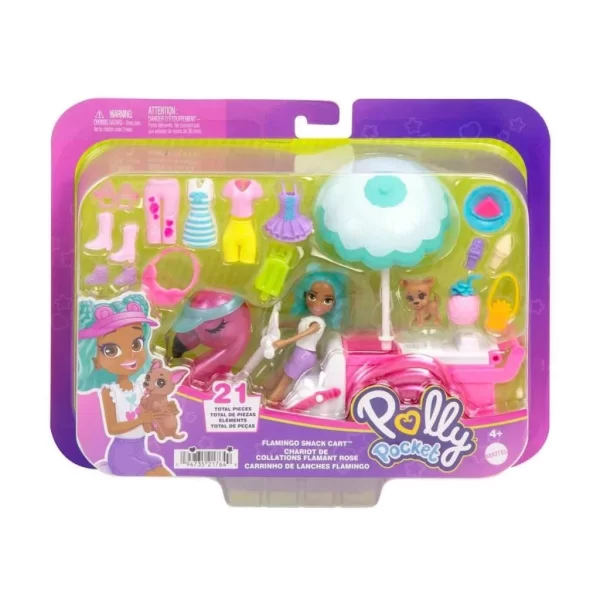 Nessiworld HWP24 Polly Pocket Filamingo Motosiklet ve Tropik Aksesuarlar