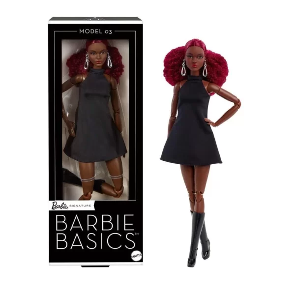 Nessiworld JBH75 Barbie Basics İkonik Koleksiyon Bebekler - Kumral