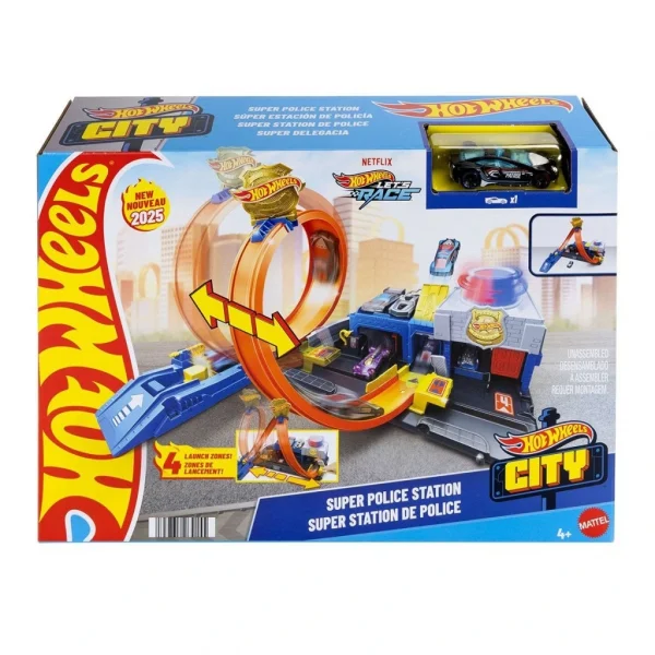Nessiworld JBM71 Hot Wheels Polis İstasyonu Oyun Seti