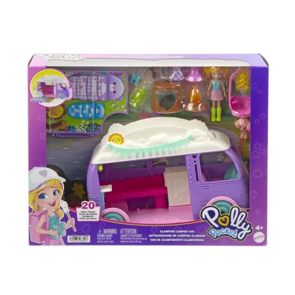 Nessiworld JCC32 Polly Pocket Eğlenceli Karavan Oyun Seti