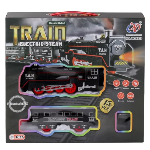 Nessiworld JHX6333 Dumanlı Sesli Işıklı Tren 15 Parça