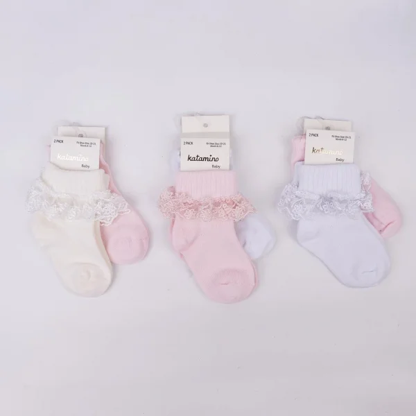 Nessiworld Katamino Akel 2li Aks. Bebek Soket Çorap K44023 Asorti