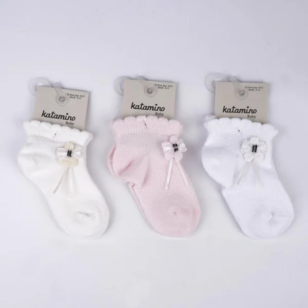 Nessiworld Katamino Argolis Aks. Kız Bebek Soket Çorap K46344 Asorti