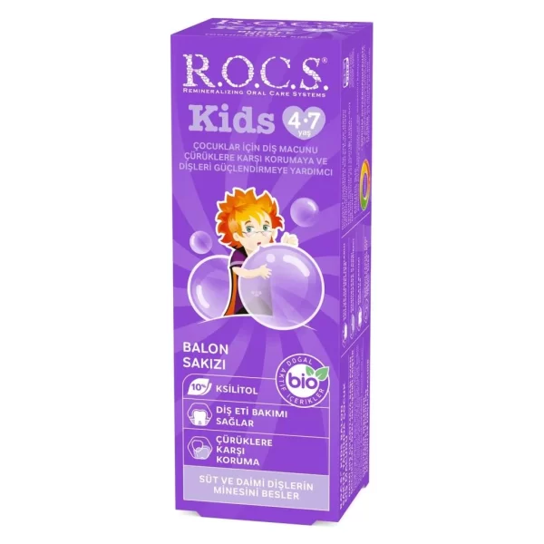 Nessiworld  .Kids Diş Macunu 35ml 4-7 Yaş Sakız