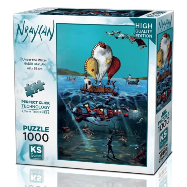 Nessiworld Ks Games Under The Water Puzzle 1000 Parça 20709