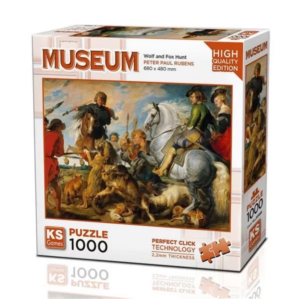 Nessiworld Ks Games Wolf and Fox Hunt Puzzle 1000 Parça 20666