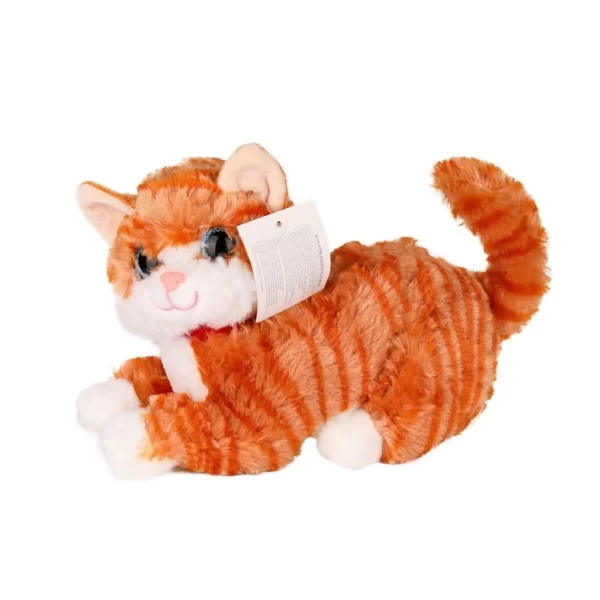 Nessiworld KZL-1609032 Peluş Miyavlayan Kedi -Kızılkaya Oyuncak