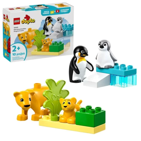 Nessiworld  LED10442 Lego Duplo Penguen ve Aslanlar