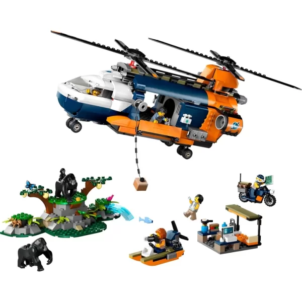 Nessiworld LEGO City Orman Kaşifinin Helikopteri Kamp Yerinde 60437