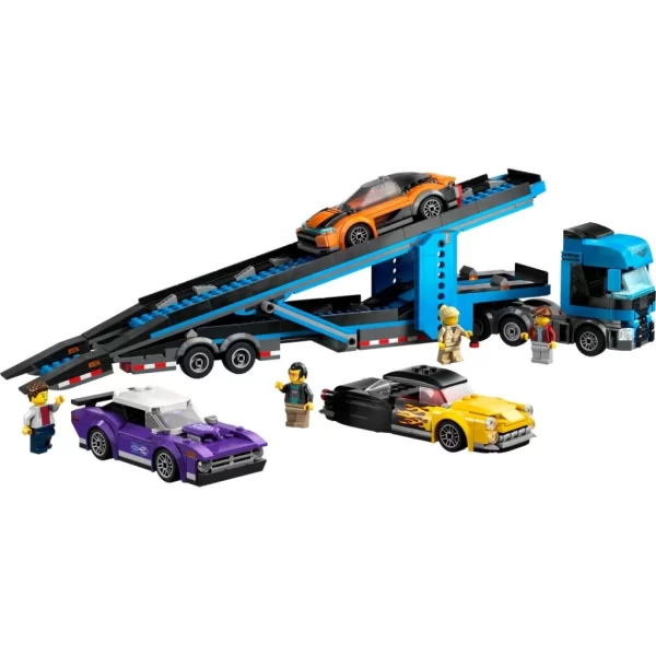 Nessiworld LEGO City Spor Arabalı Araç Taşıma Kamyonu 60408