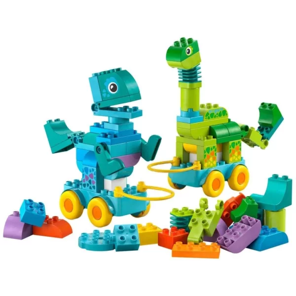 Nessiworld LEGO DUPLO Kasabası 3’ü 1 Arada Tekerlekli Dinozorlar 10451
