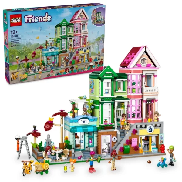 Nessiworld LEGO Friends Heartlake City Daireleri ve Mağazaları 42670