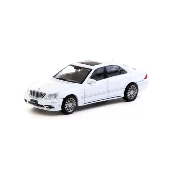 Nessiworld Tarmac Works 1/64 Mercedes-Benz S-Class Wald Alabaster White - Lamley Special Edition