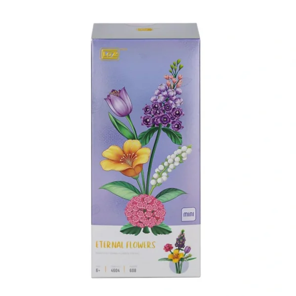 Nessiworld LZ4604 LOZ Çiçek Blok Seti 608 Parça -Vagon life
