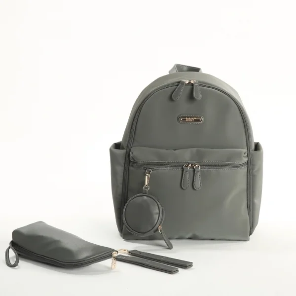 Nessiworld M&Y Diamond Anne Bebek Bakım Sırt Çantası 7345 Gri