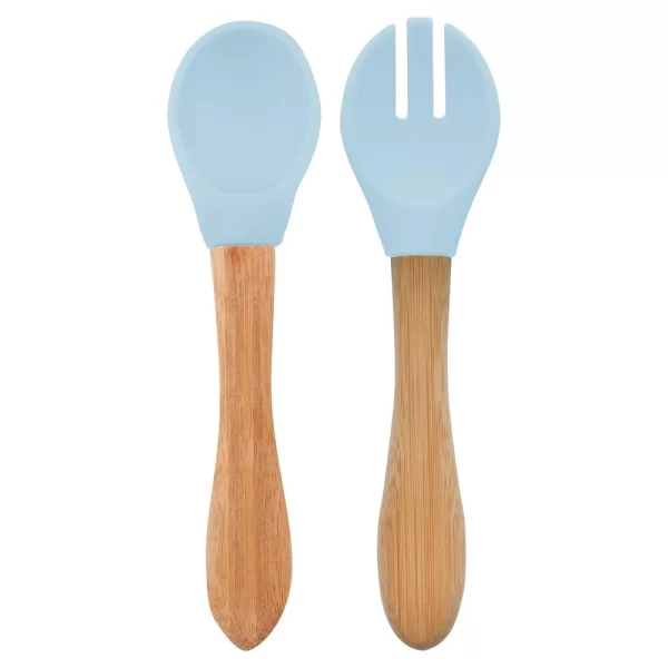 Nessiworld   Mama Kaşığı ve Çatal Seti Mineral Blue