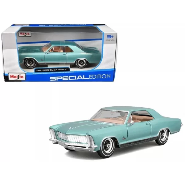 Nessiworld  MAY 31214 1965 Buick Riviera 1:26 Model Araba -Necotoys