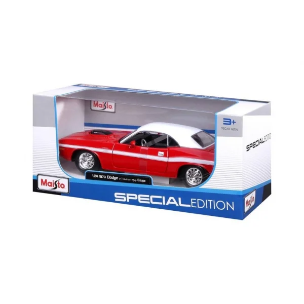 Nessiworld  MAY 31263 1970 Dodge Challenger RT Coupe 1:24 Model Araba -Necotoys