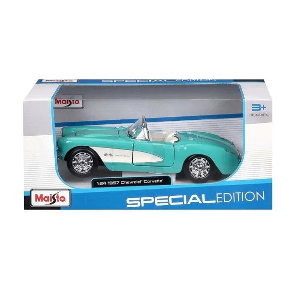Nessiworld  MAY 31275 1957 Chevrolet Corvette  1:24 -Necotoys