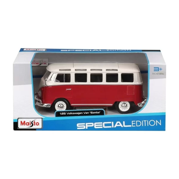 Nessiworld  MAY 31956 Volksvagen Van Samba 1:25 Model Araba -Necotoys