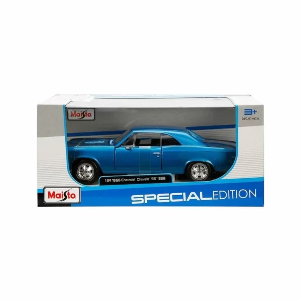 Nessiworld  MAY 31960 1:24 Maisto Chevrolet Chevelle Ss 396 1966 Model Araba -Necotoys
