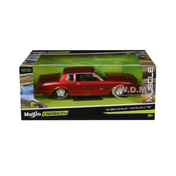 NessiWorld MAY 32542 Maisto Diecast 1:24 1986 Chevrolet Monte Carlo SS -Necotoys