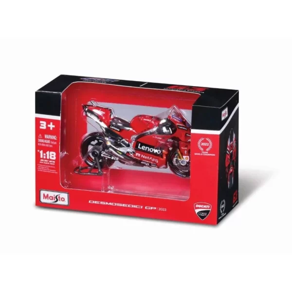 Nessiworld MAY 36361 Ducati Desmosedici GP 2022 1:18 -Necotoys