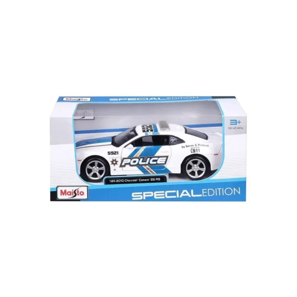 Nessiworld  MAY32108 Maisto 1:24 2010 Model Chevrolet Camaro SS RS Police Model Araba -Necotoys