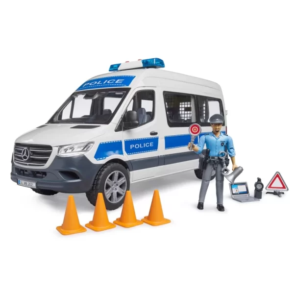 Nessiworld MB Sprinter Polis Minibüsü, Sürücüsü ve Aksesuarları