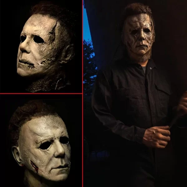 Nessiworld   Michael Myers Lateks Maske - Michael Myers Et Maske Kafaya Tam Geçmeli