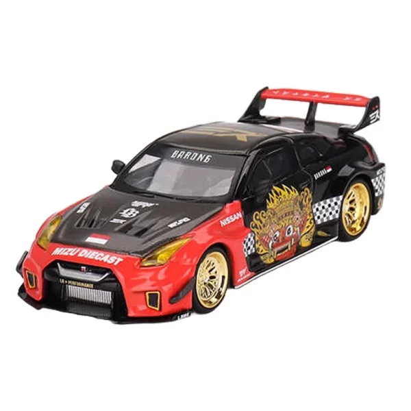 Nessiworld Mini GT 1/64 LB-Silhouette WORKS GT NISSAN 35GT-RR Ver.1 “BARONG” MINI GT x MIZU