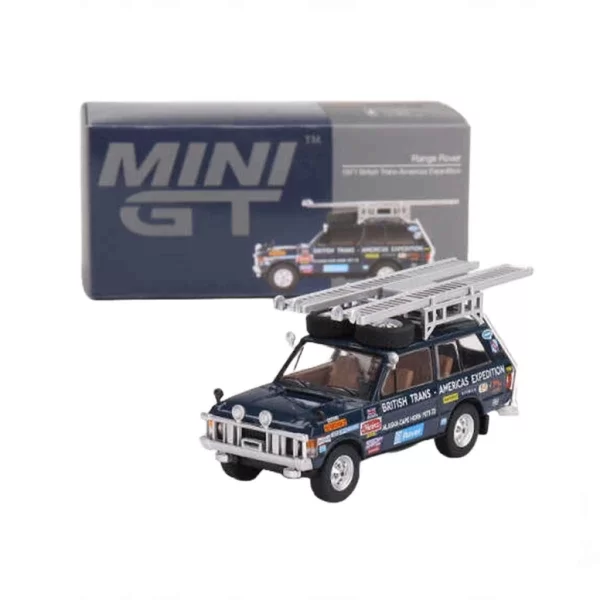 Nessiworld Mini GT 1:64 Range Rover 1971 British Trans-Americas Expedition