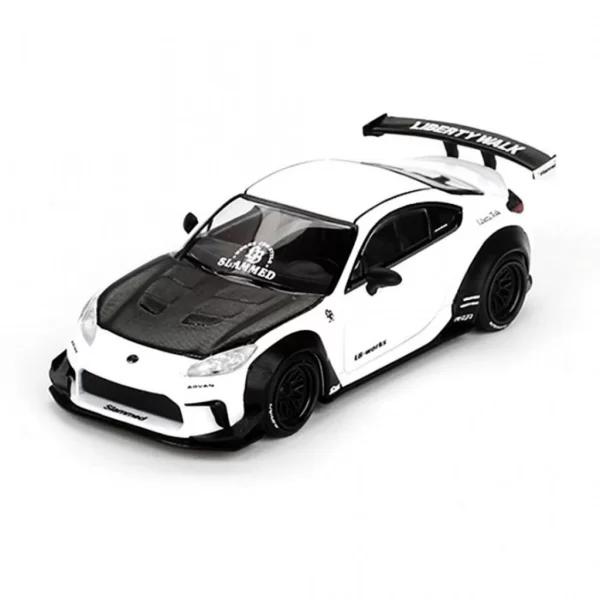Nessiworld Mini GT 1/64 Toyota GR86 LB Nation White MGT00769