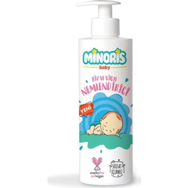 Nessiworld Minoris Baby Organik El Yüz ve Vücut Nemlendirici 200ml